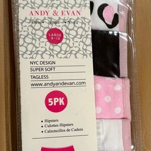 Andy & Evan Pink and Black Underwear Set